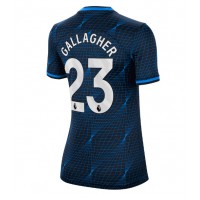Camiseta Chelsea Conor Gallagher #23 Segunda Equipación Replica 2023-24 para mujer mangas cortas
